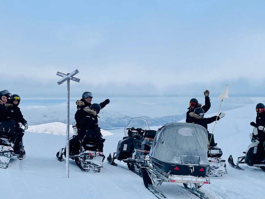 Abisko/Björkliden: Panorama Snowmobile Tour with Snacks - The First Stretch: Climb Up, Find Your Rhythm, and Learn Fast