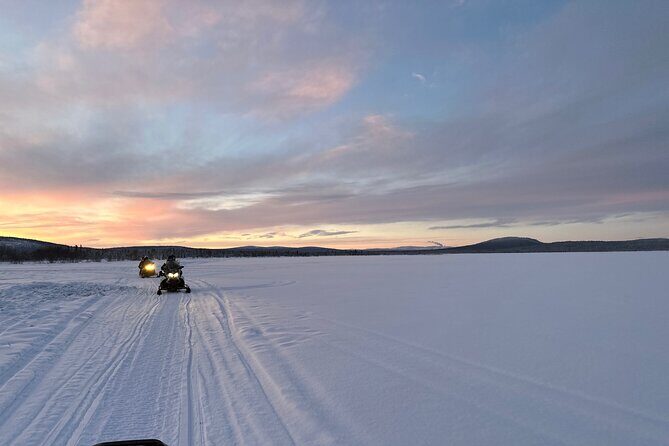Day tour with snowmobile in Kiruna 10:30 am - Jukkasjärvi Stop: Forest, Frozen Waters, and Wildlife Chances