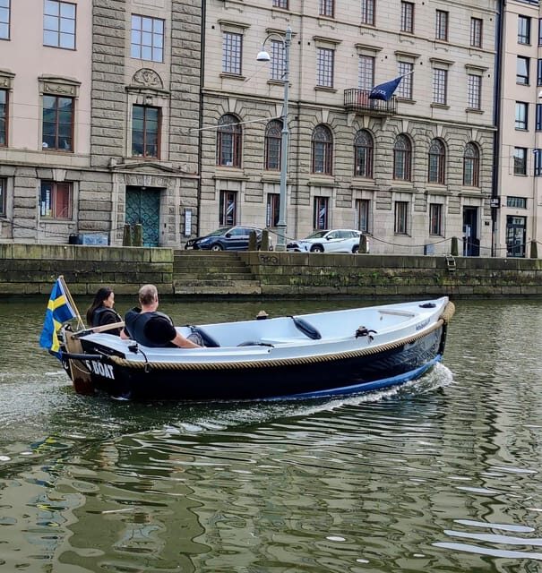 Gothenburg city center: Electric selfdrive boat tour - Your route through Gothenburg’s waterfront: stop-by-stop