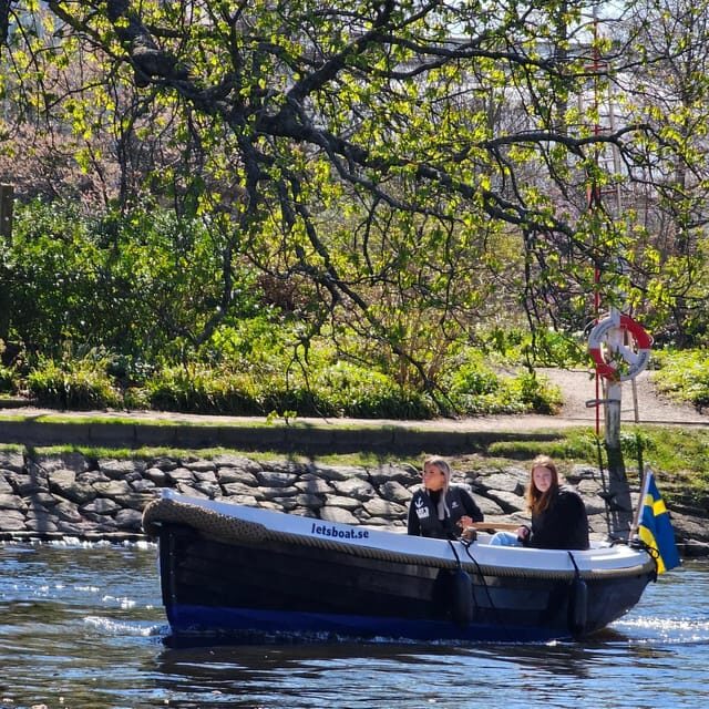 Gothenburg city center: Electric selfdrive boat tour - When canals are closed: how to handle route changes