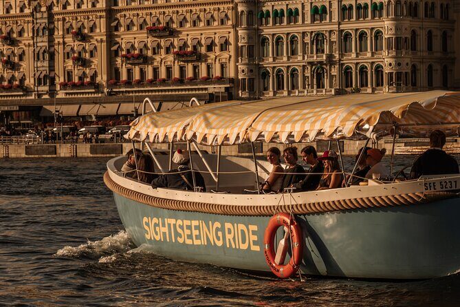 Open Electric Boat Ride in Stockholm with Live-Guide - Royal Palace to the Riksdag: power from under the bridges