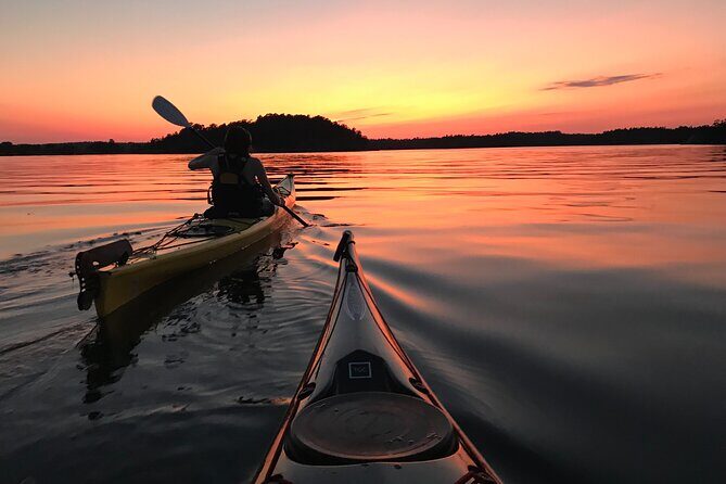 PRIVATE Sunset Kayaking in Stockholm Archipelago Nature Reserve - Timing and How to Plan a Real Evening