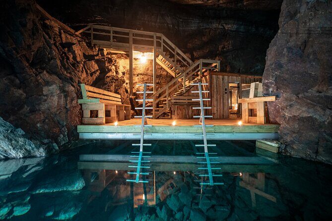 Sauna Ritual of the Lady of the Mine Experience - The walk down into Äventyrsgruvan: tunnels, depth, and safety flow