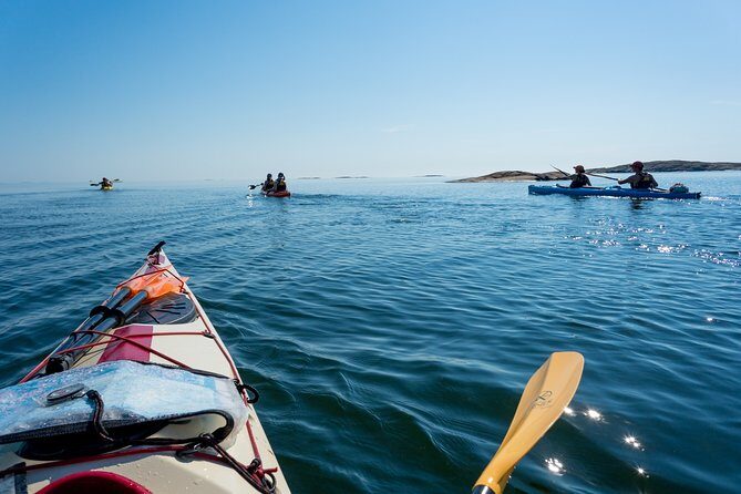 Stockholm Archipelago Tour by Kayak - Your first strokes: kayak course, dry bags, and safety briefings