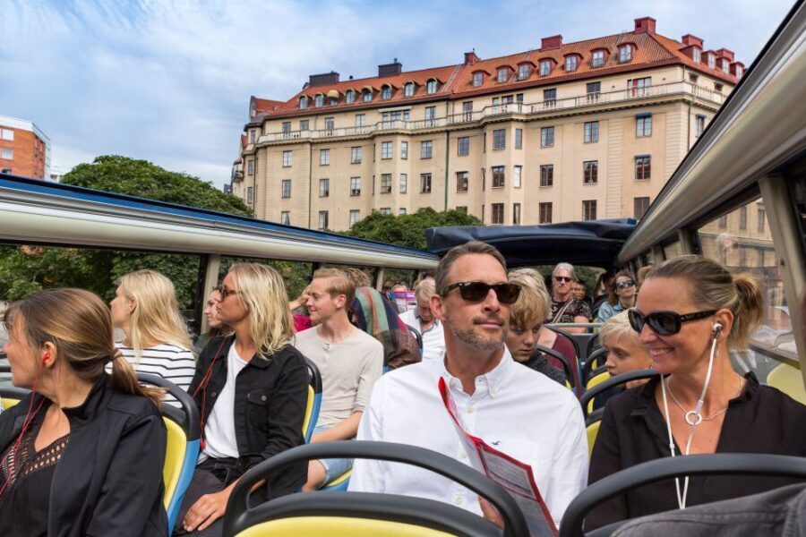 Stockholm: City Sightseeing Hop-On Hop-Off Bus Tour - Karlaplan, Stureplan, and Hötorget: Where You Take a Break and Watch the City Move