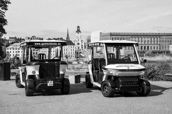 Stockholm Highlights: Private Golf Cart Tour - Strandvägen, Djurgården, and the Stockholm Syndrome site