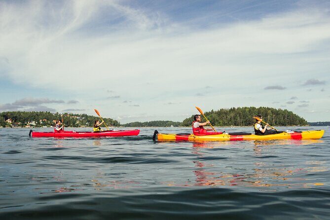 Stockholm: Kayaking tour around Vaxholm Archipelago with Fika - Norrhammen Fishing Cottages: Fika with Local Flavor and Harbor Life