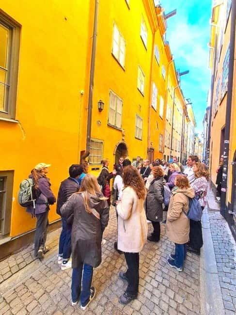 Stockholm: Old Town Walking Tour with Local Guide - Where You Meet: Gamla Stan Metro and the Right Exit