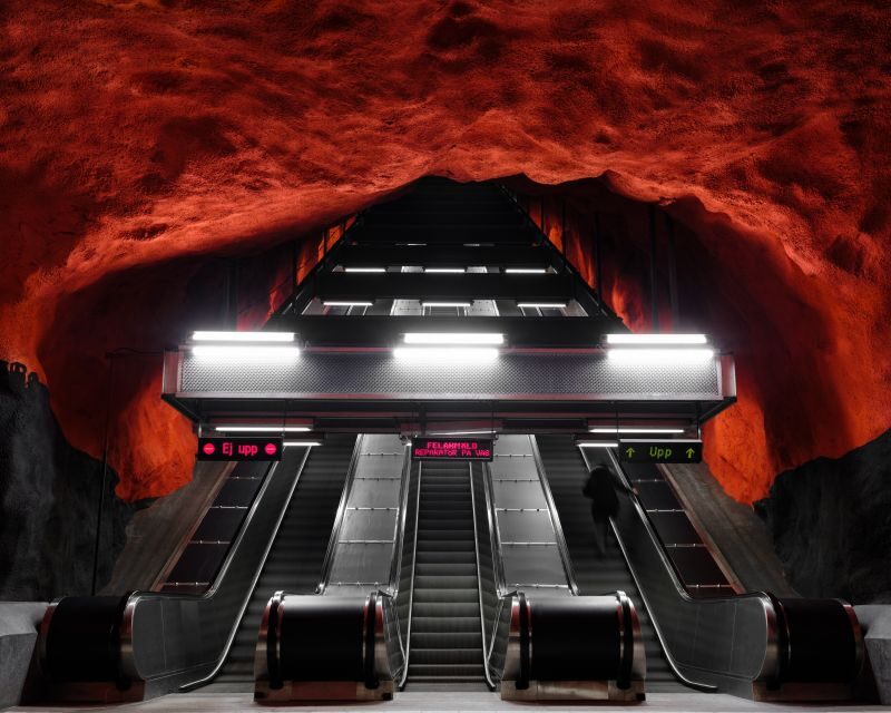 Stockholm: Underground Metro Art Ride with a Local Guide - More Than Paint: Mosaics, Sculpture, Reliefs, and Changing Installations